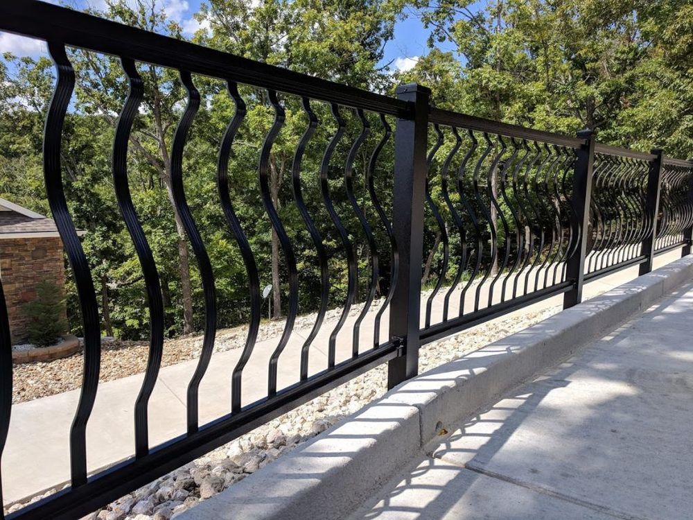 Curved Baluster Railings
