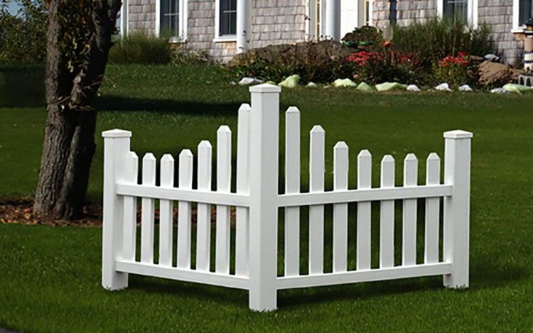 Picket Corner Fence