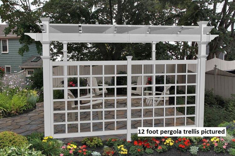 Pergola Privacy Trellis